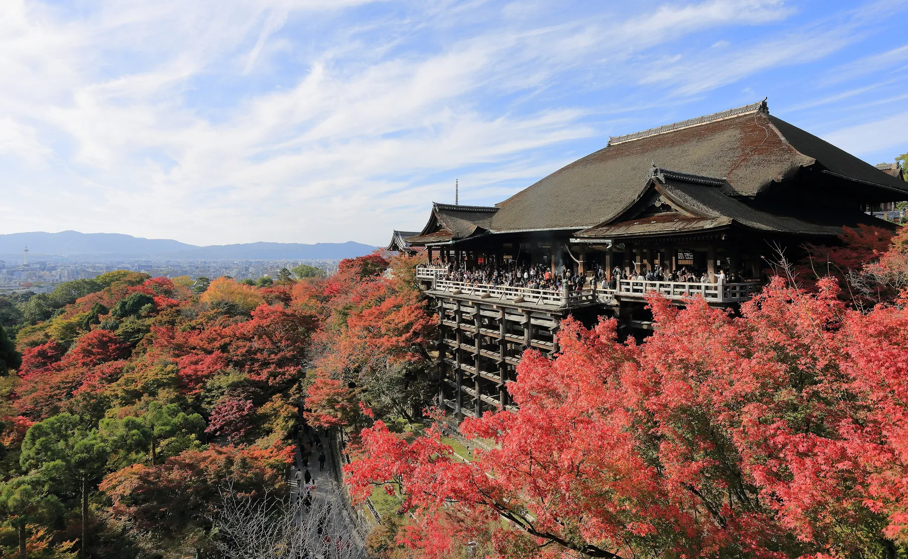 Kiyomizu-dera en otoño, Kioto